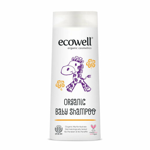 Детский шампунь для волос Ecowell , 300 мл.