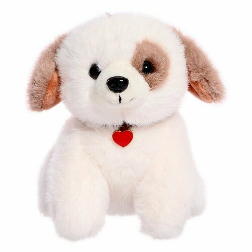 Мягкая игрушка Собачка с сердечком, 13 см мягкая игрушка единорог с сердечком белый