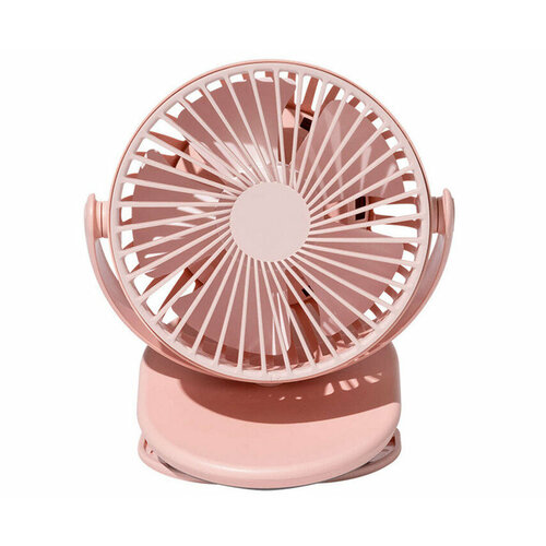 Вентилятор настольный Beutyone обрезанный на столе рука нести розовый 461900₽