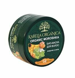 KARELIA ORGANICA, Био-маска для волос, энергия и сила, Organic Moroshka, 220 мл