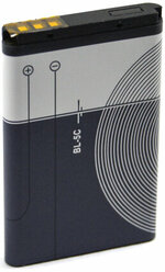 Аккумуляторная батарея (АКБ) для Nokia BL-5C N91, 72, 71, 70, E60, 7610, 6822, 6820, 6681, 6680, 1100, 1112, 1200, 1680, 1101