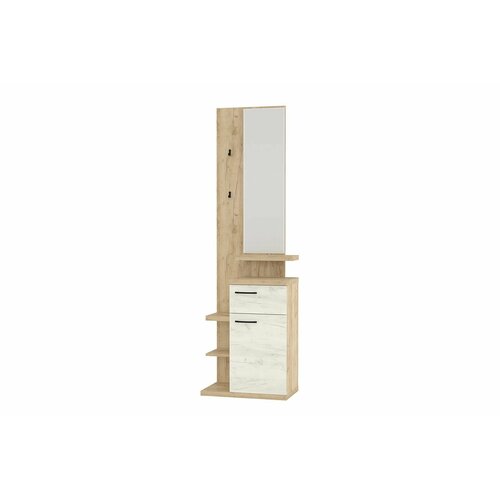 Прихожая Молли, дуб крафт золотой/дуб крафт белый