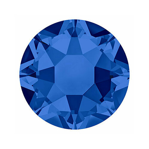 Страз клеевой 2078 SS16 цветн. 3.9 мм кристалл 144 шт в пакете т. голубой (capri blue 243)