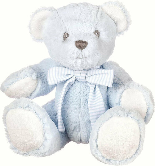Мягкая игрушка Suki Hug-a-Boo Small Blue Bear with Rattle (Зуки Мишка Hug-a-Boo Голубой с погремушкой 17,8 см)