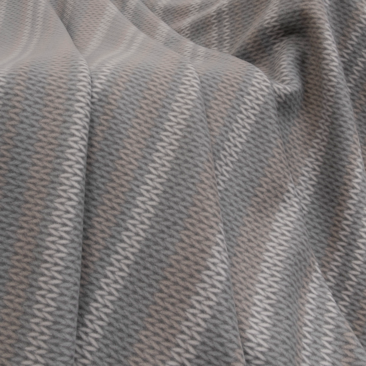 aro Плед флисовый серый винтаж, 130 х 170см - фотография № 9