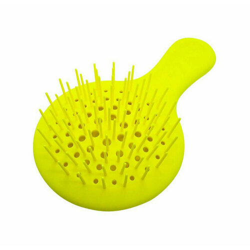 Пластиковая щетка для волос Janeke Mini SuperbrushThe Original Italian Design Yellow