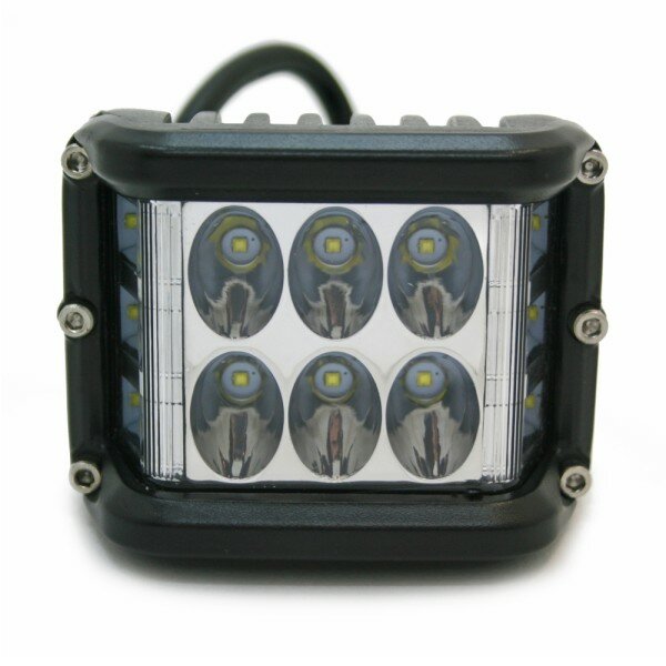 Фара светодиодная «4x4» (узкий фокус, 12 диодов x 3W (Cree LED) 36W, 95*75*75 мм) #20575