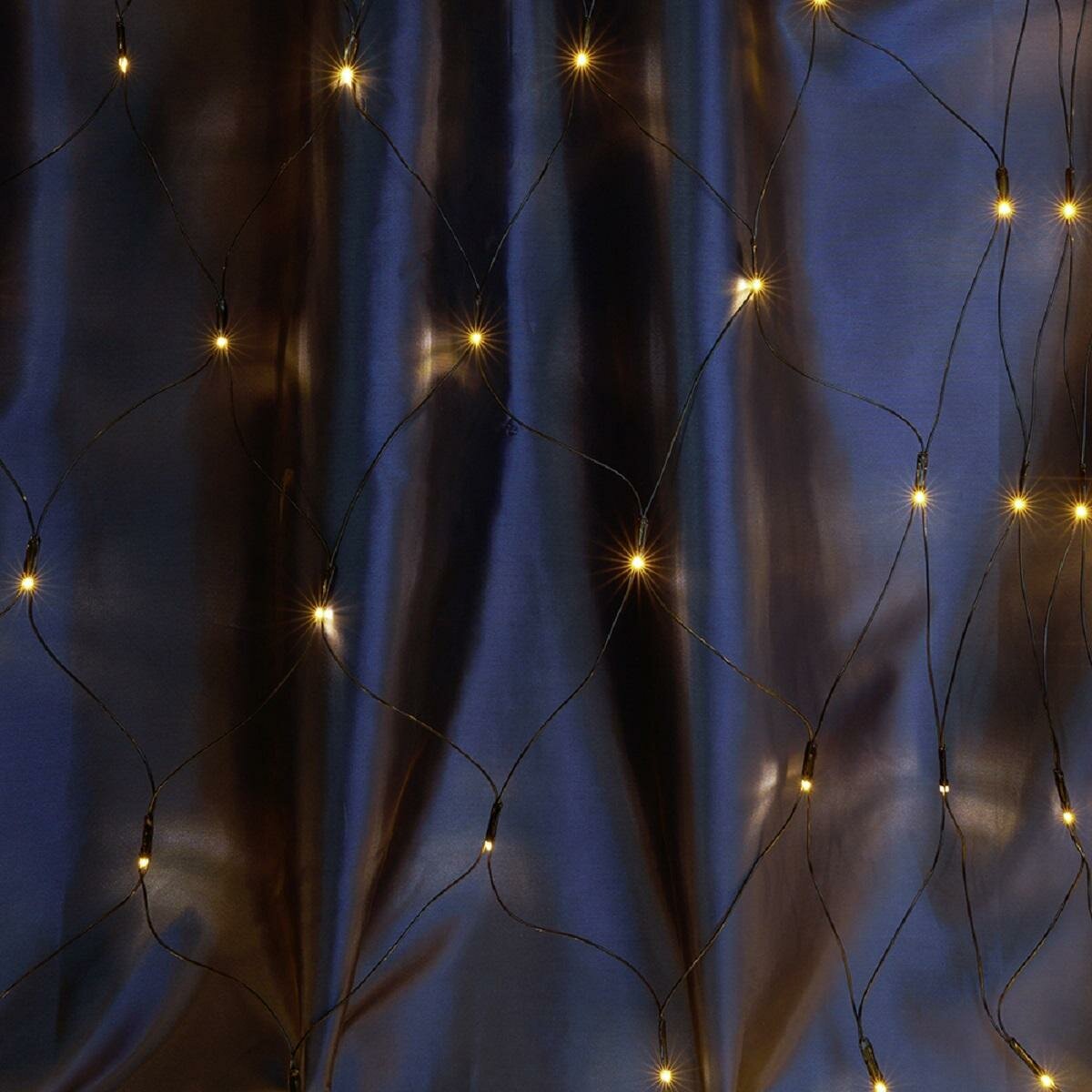 Светодиодная гирлянда Feron Сеть 230V 2700K теплый белый 8 режимов CL41 48634 цвет Черный/Прозрачный материал /