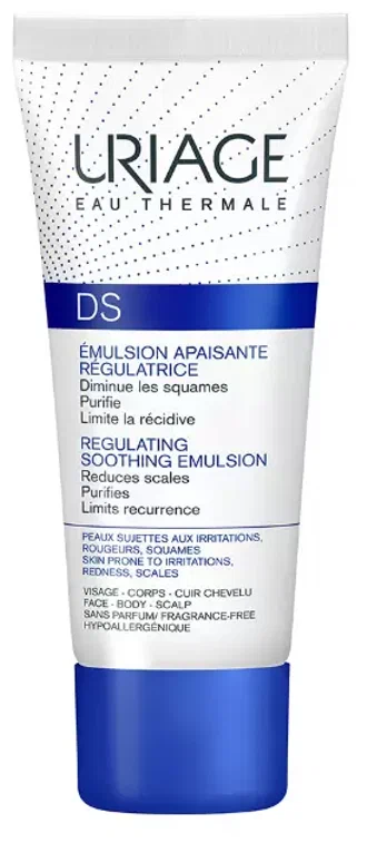 Картинки Uriage D.S. Emulsion Успокаивающая эмульсия против покраснений и раздражений для лица и тела, 40 мл