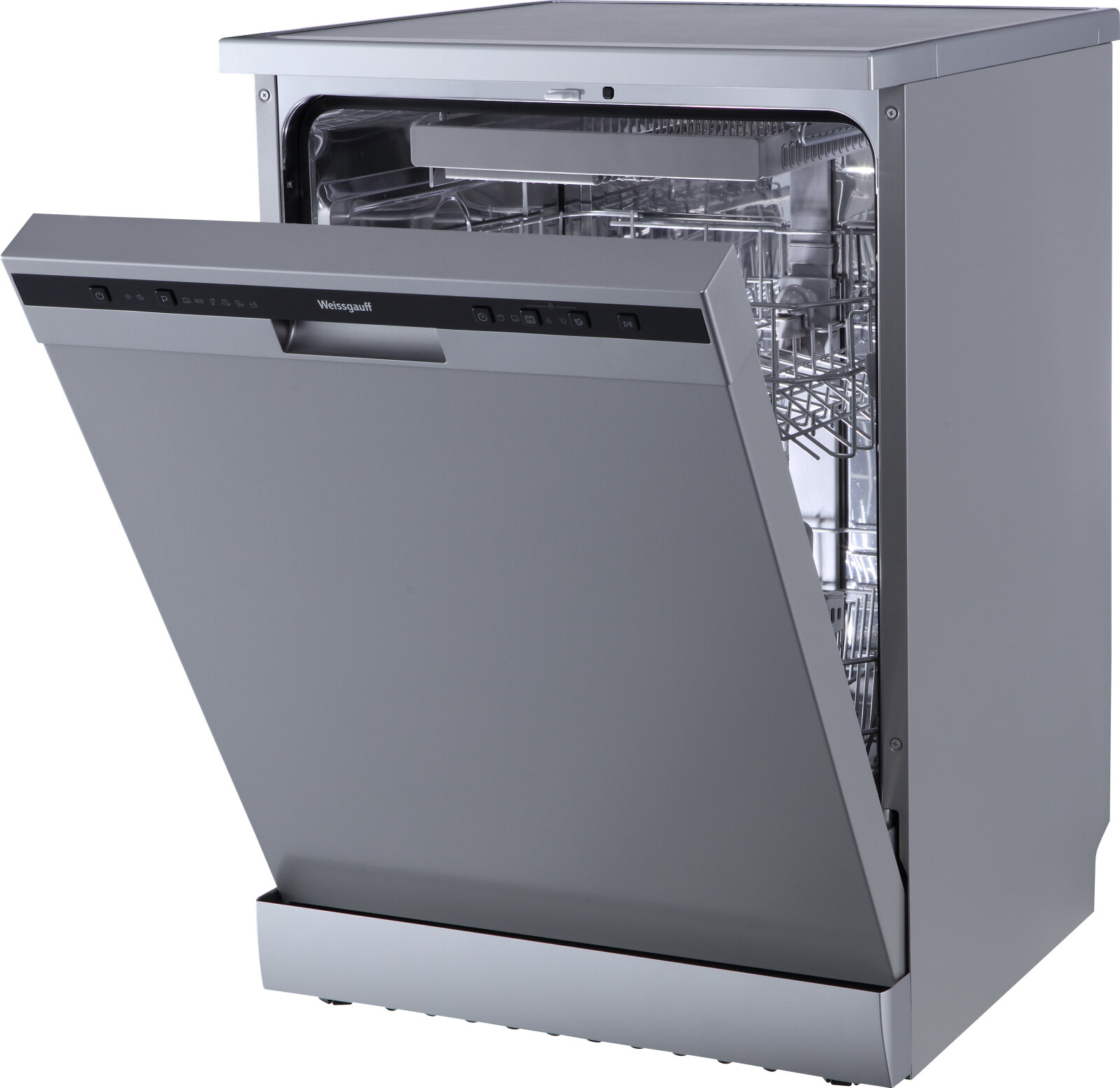 Посудомоечная машина с авто-открыванием Weissgauff DW 6036 D Silver - фотография № 5