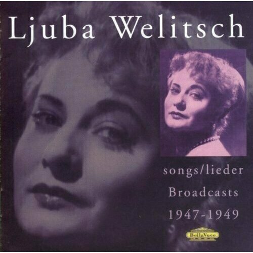 AUDIO CD Recital From Broadcast 1947-1949 Welitsch, Ljuba audio cd strauss r ariadne auf naxos elektra auszuge 1947 beecham cebotari schoffler welitsch friedrich 1 cd