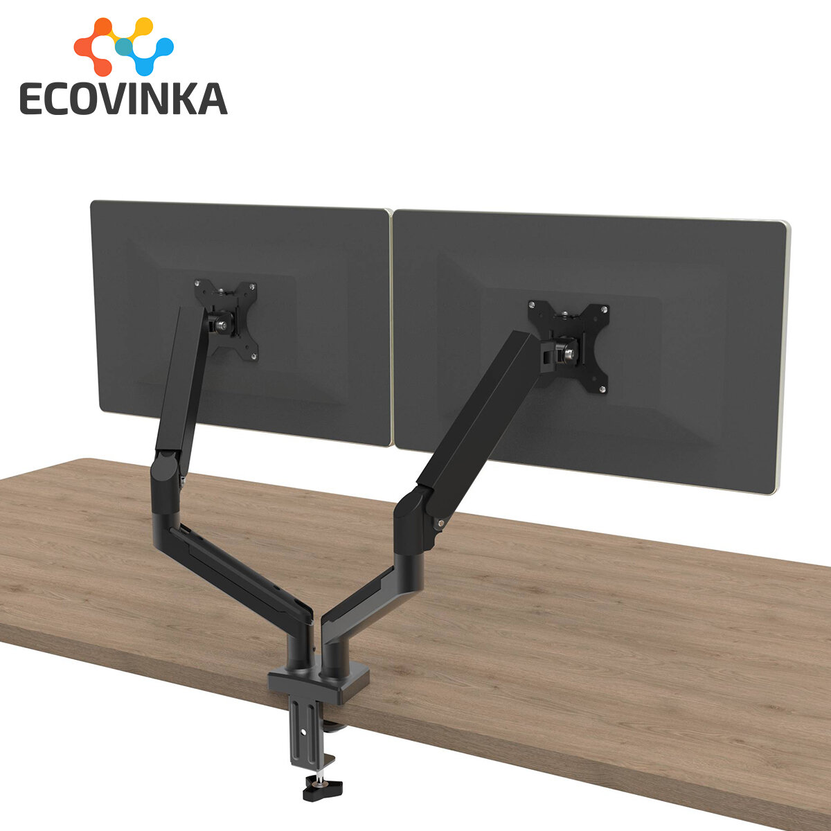 ECOVINKA кронштейн для монитора 13"-32" дюймов настольный черный M10-24 / подставка под монитор до 9 кг