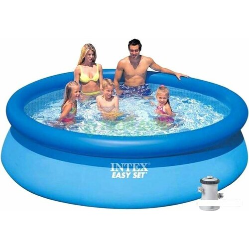 детский бассейн intex easy set 244х61cm 28108 Бассейн Intex Easy Set 28108 (244x61)