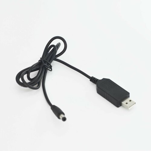 USB кабель DC 5.5 х 2.1 Повышающий преобразователь питания 5V в 12,6V 1 м 2 контактный кабель питания постоянного тока провод медный изолированный электрический удлинитель из пвх для usb вентилятора φ 22 24 26 28awg