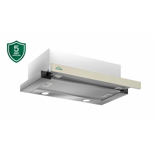 Кухонная вытяжка Elikor Интегра GLASS 60П-650-В2Л белыйстекло бежевое 949000₽