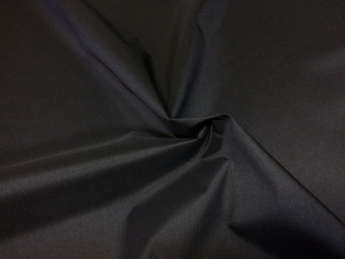 Курточная ткань для шитья Дюспо Dewspo 240 PU Milky, плотность 85 г/м², отрез 3 м х 1,5 м, чёрная