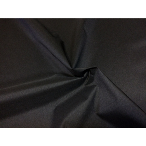 Курточная ткань для шитья Дюспо Dewspo 240 PU Milky, плотность 85 г/м², отрез 4 м х 1,5 м, чёрная