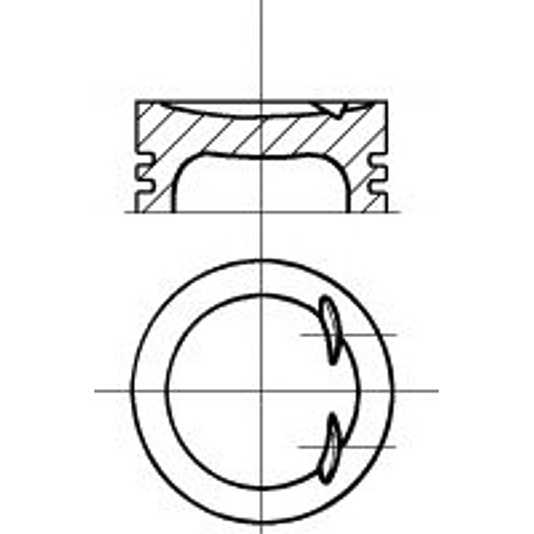 NURAL 87-136607-00 поршень Ford (Форд) Mondeo (Мондео) II (bap) 1.8 I 05 / 98- zh18n / m / p zetec e 05.98= d80.6+0.50mm