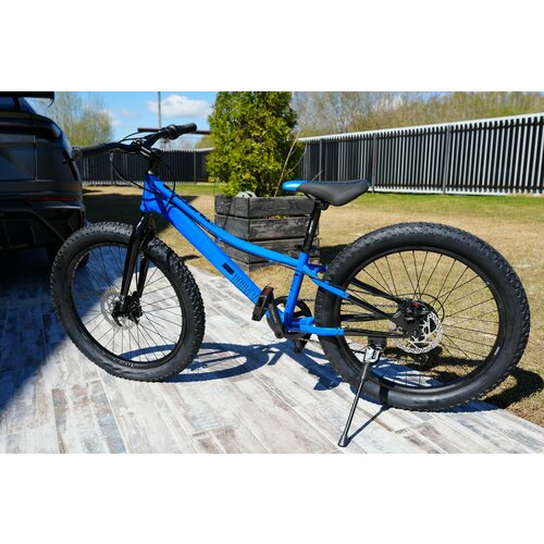 Велосипед фэтбайк Fatbike Time Try TT2747s 24 Рама 12 Взрослый Детский Подростковый синий 2340000₽