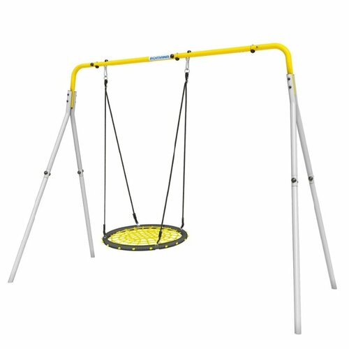 Качели садовые Romana двойные + гнездо качели-гнездо 80 см R.103.28.04, grey/yellow