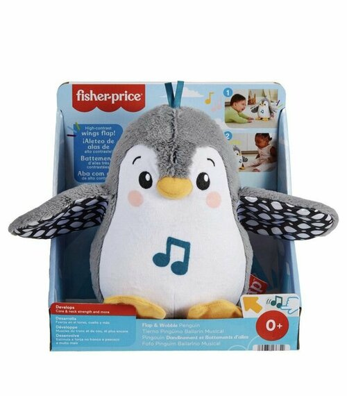 Музыкальная игрушка Fisher-Price Flap & Wobble Penguin