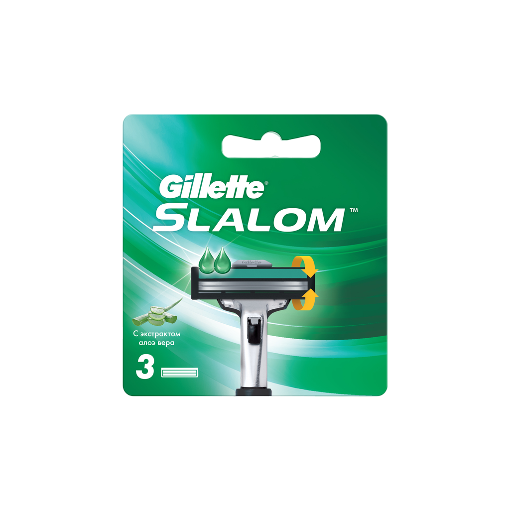 Gillette Slalom кассеты 3 шт.