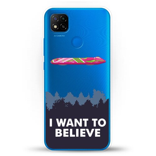 фото Силиконовый чехол i want to believe на xiaomi redmi 9c andy & paul