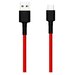 Кабель Xiaomi Mi Braided (SJV4110GL), Type-C - USB, 1 м, нейлоновая оплетка, красный