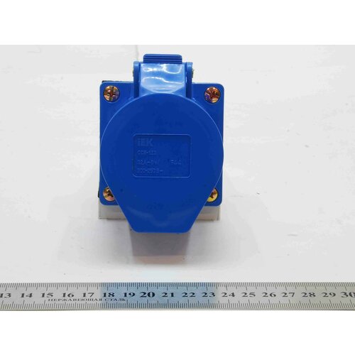 Розетка кабельная IEK (32 А, 2Р+E, IР44, на поверхность, 230 В)