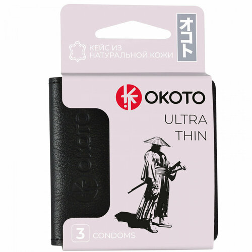 Презервативы в кейсе Okoto Ultra Thin ультратонкие №3 презервативы okoto mega mix 12