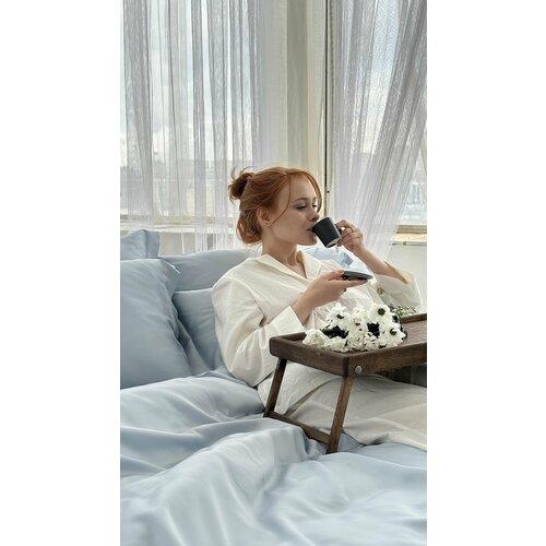 Пододеяльник 220х200 из тенселя, цвет Arctic