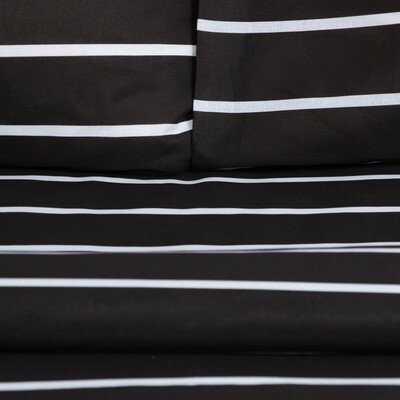 Постельное бельё Этель 2 сп Black stripes 175х215 см, 200х220 см, 70х70 см-2 шт, 100% хлопок, поплин - фотография № 11