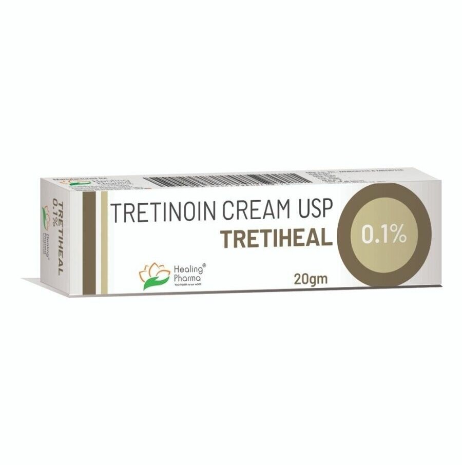 Крем Третиноин (Третихел) Tretinoin (Tretiheal) cream 01% Healing Pharma 20 гр