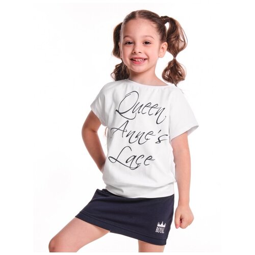 Комплект одежды для девочек Mini Maxi, модель 0319/0303, цвет белый, размер 92