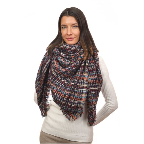 фото Платок ,130х125 см, мультиколор, синий нет