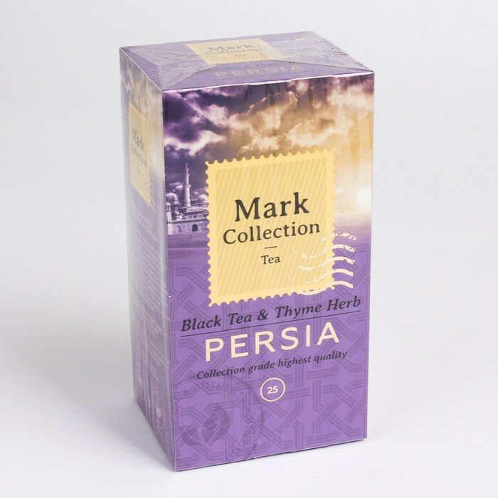 Чай черный с чабрецом Mark Collection "PERSIA", 25пак. - фотография № 4