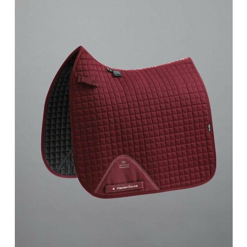 фото Вальтрап для лошади из хлопка close contact cotton dressage saddle pad (бордовый) нет бренда