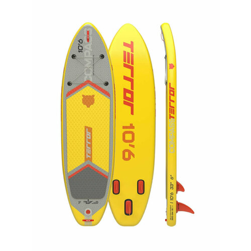 фото Доска надувная terror sup red 10'6 compass красная