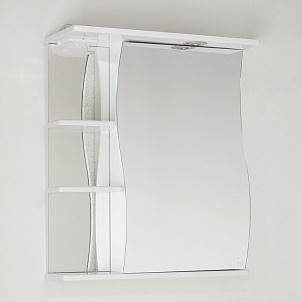 Шкаф-зеркало Style line Зеркало-шкаф Style Line Эко Волна Волна 60/С белый