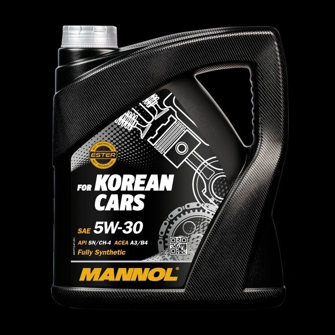 Полусинтетическое моторное масло Mannol 7713 O.E.M. for Korean cars / for Hyundai KIA 5W-30