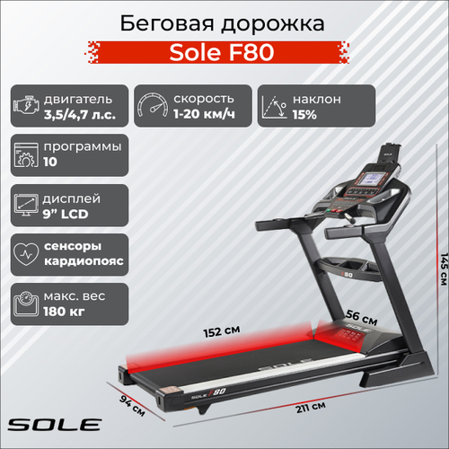 Sole Беговая дорожка Sole F80