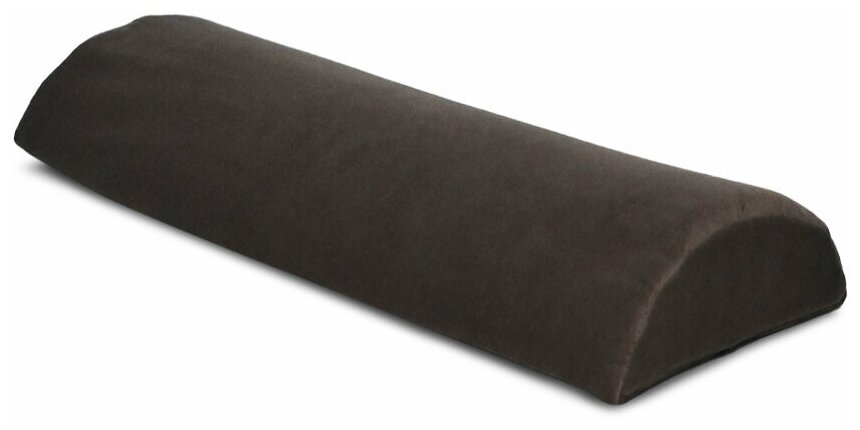 Полувалик массажный под поясницу или шею, подушка полувалик для массажа, шоколадный