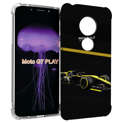 Чехол MyPads рено renault 2 для Motorola Moto G7 Play задняя-панель-накладка-бампер