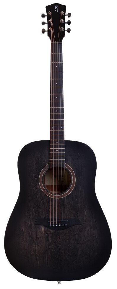 Акустическая гитара дредноут ROCKDALE Aurora D1, полупрозрачный черный