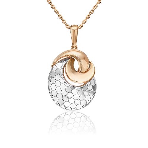PLATINA jewelry Подвеска из комбинированного золота 03-3480-01-000-1111