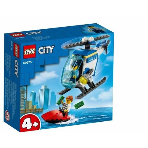 Конструктор LEGO Лего City Police 60275 Полицейский вертолёт, для мальчиков полицейский грузовик lego® city 7288