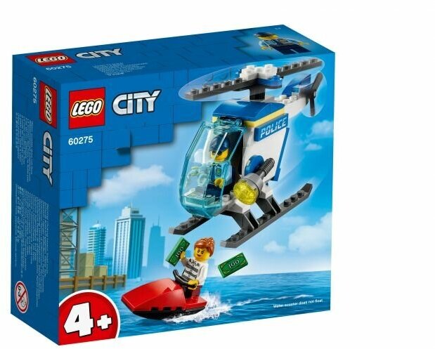 Конструктор LEGO Лего City Police 60275 Полицейский вертолёт для мальчиков