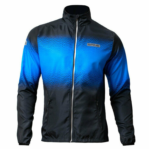 Куртка Spine, размер 44, синий, черный