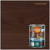 Водозащитная пропитка Pinotex Classic Plus, 1.07 кг, 0.9 л, палисандр