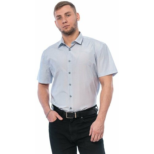 фото Рубашка imperator, размер 52/l (170-178, 42 ворот), серый